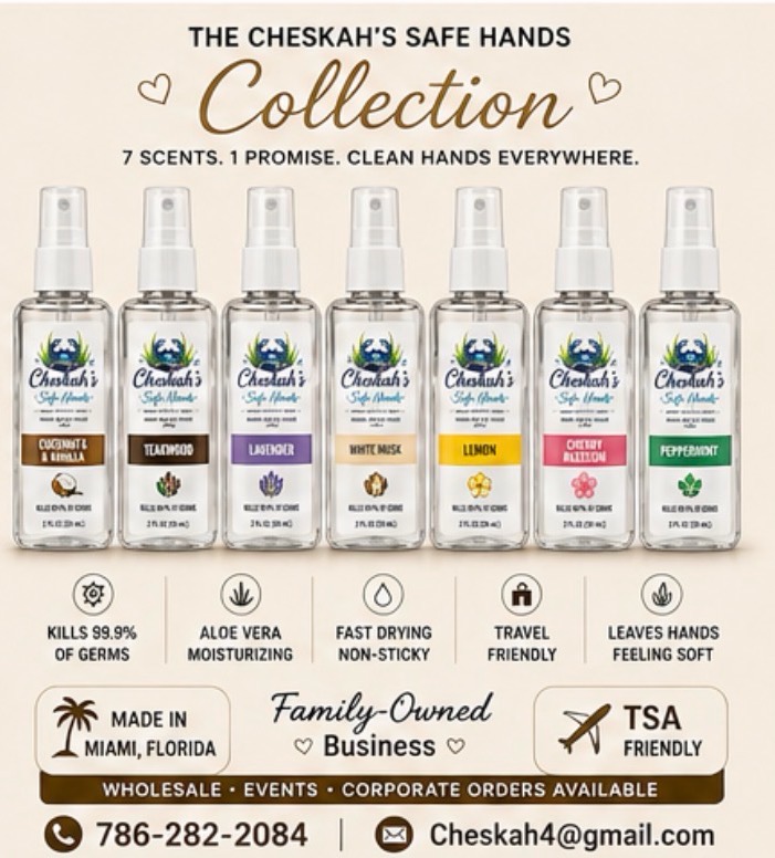 Cheskah’s Safe Hands Collection